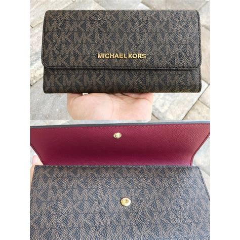 michael kors large jet set travel wallet|Michael Kors multifunction wallet.